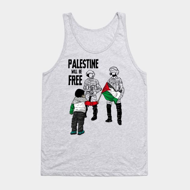 free palestine, the strongest kids ever Tank Top by vaktorex